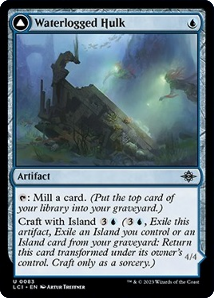 Waterlogged Hulk // Watertight Gondola [The Lost Caverns of Ixalan] | Card Merchant Takapuna