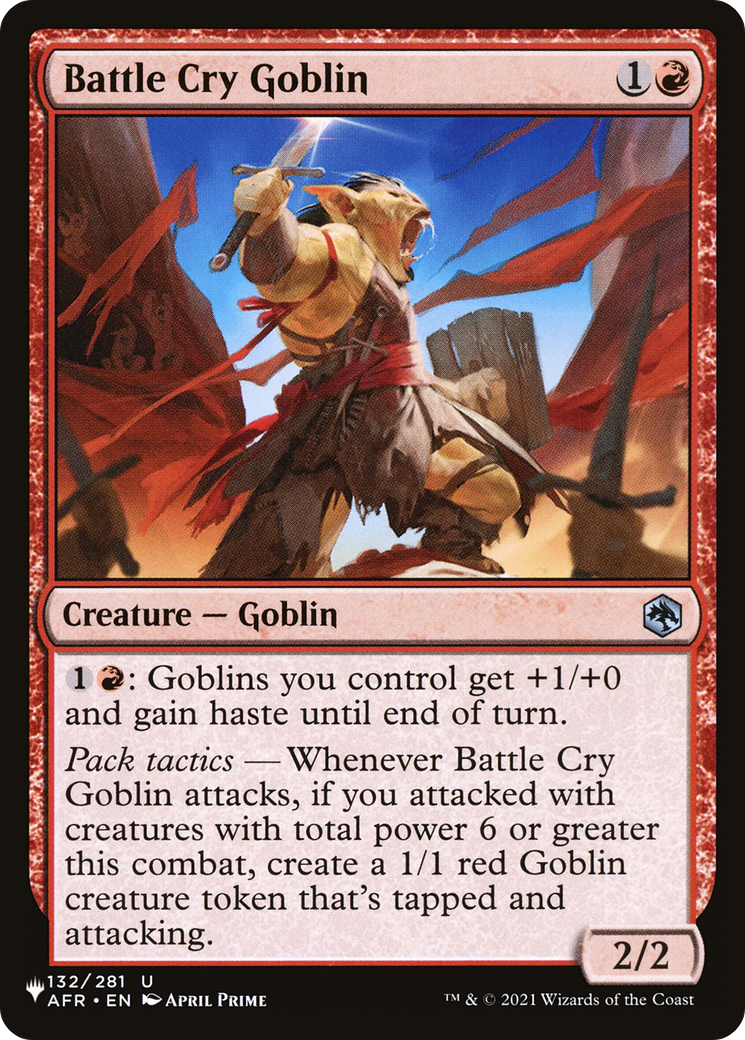 Battle Cry Goblin [The List] | Card Merchant Takapuna