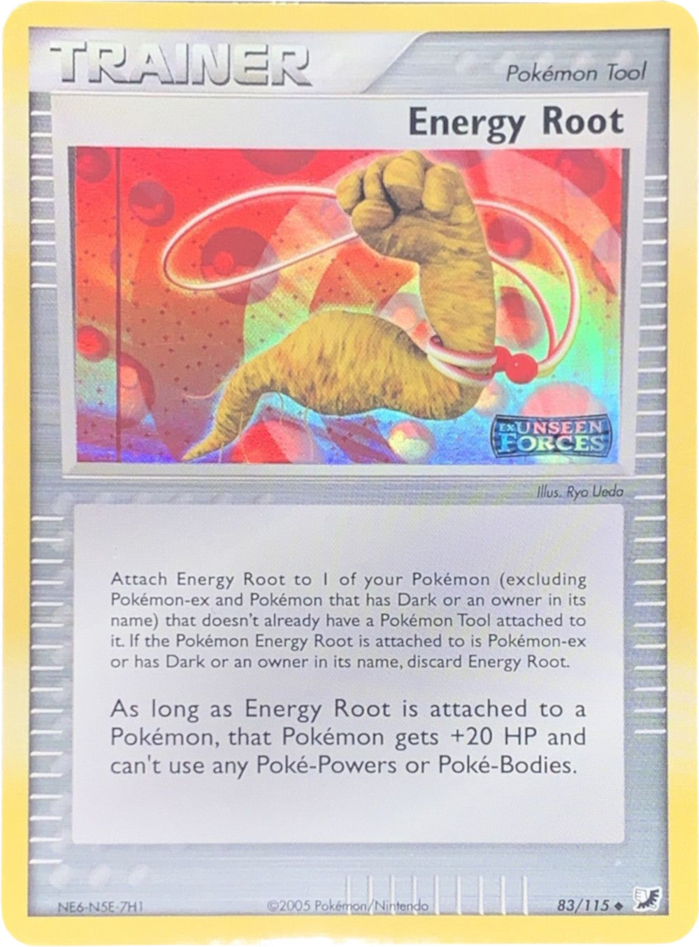 Energy Root (83/115) (Stamped) [EX: Unseen Forces] | Card Merchant Takapuna