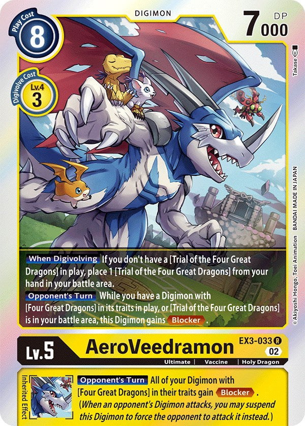 AeroVeedramon [EX3-033] [Draconic Roar] | Card Merchant Takapuna