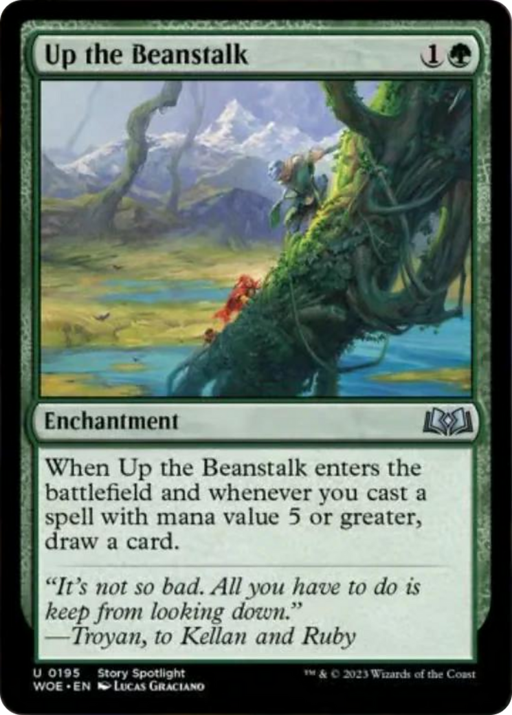 Up the Beanstalk [Wilds of Eldraine] | Card Merchant Takapuna