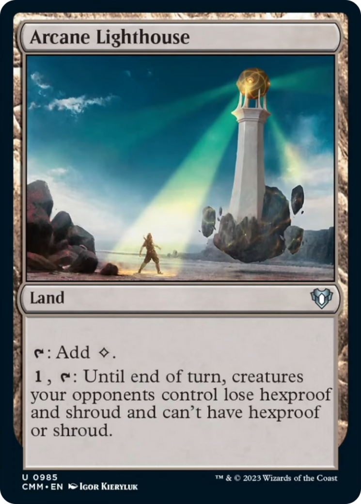 Arcane Lighthouse [Commander Masters] | Card Merchant Takapuna