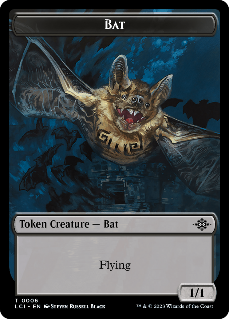 Gnome // Bat Double-Sided Token [The Lost Caverns of Ixalan Tokens] | Card Merchant Takapuna