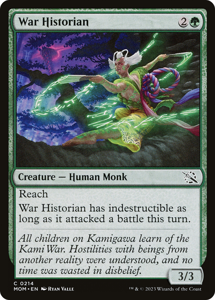 War Historian [March of the Machine] | Card Merchant Takapuna