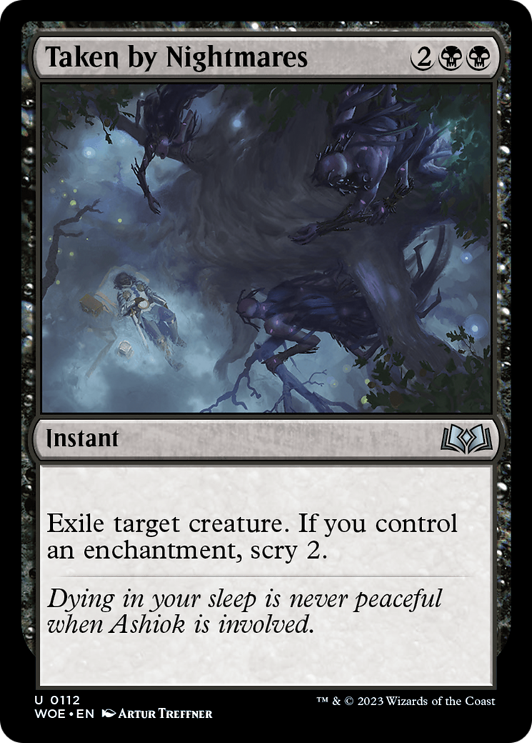 Taken by Nightmares [Wilds of Eldraine] | Card Merchant Takapuna