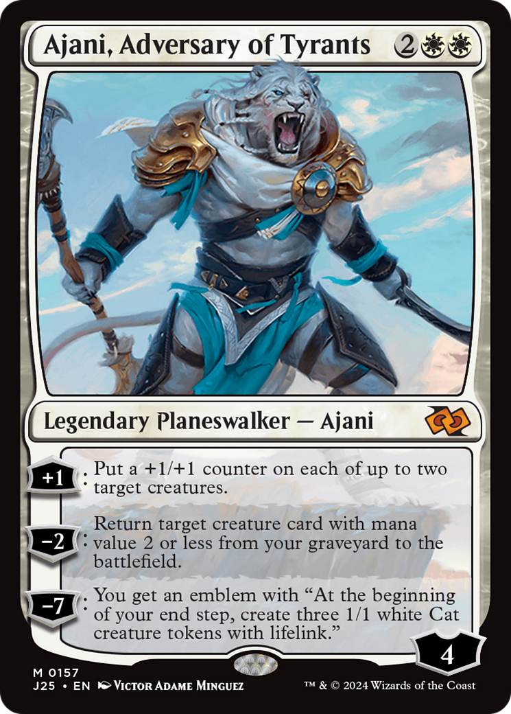 Ajani, Adversary of Tyrants [Foundations Jumpstart] | Card Merchant Takapuna