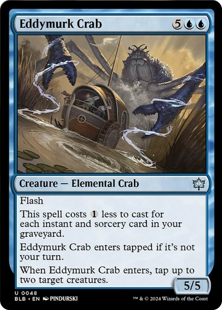 Eddymurk Crab [Bloomburrow] | Card Merchant Takapuna