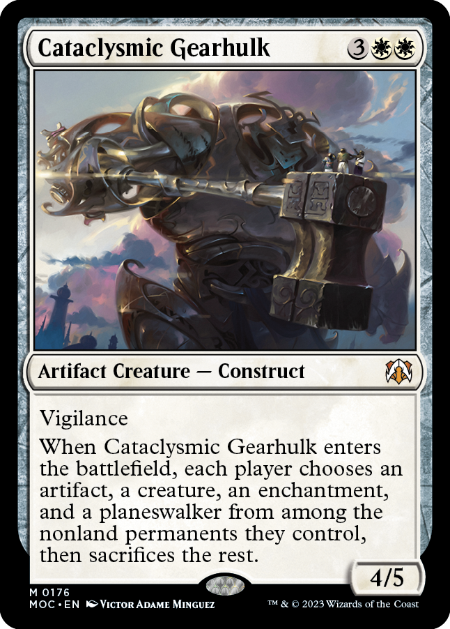 Cataclysmic Gearhulk [March of the Machine Commander] | Card Merchant Takapuna