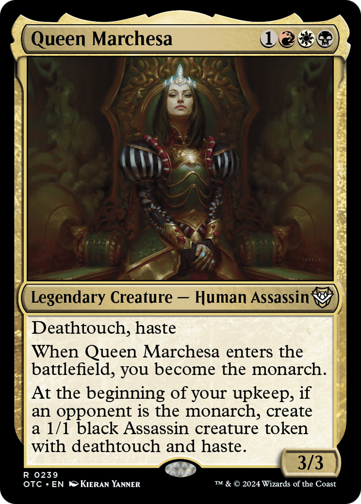 Queen Marchesa [Outlaws of Thunder Junction Commander] | Card Merchant Takapuna