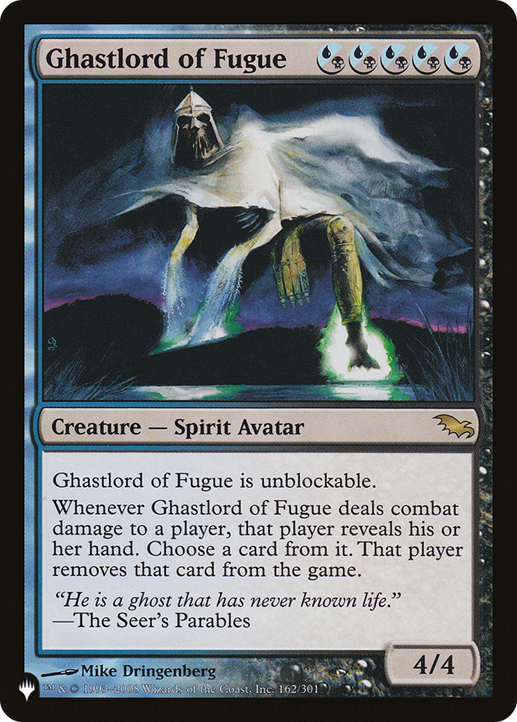 Ghastlord of Fugue [The List] | Card Merchant Takapuna