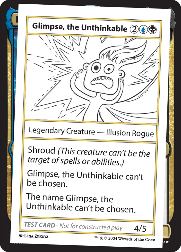 Glimpse, the Unthinkable [Mystery Booster 2 Playtest Cards] | Card Merchant Takapuna