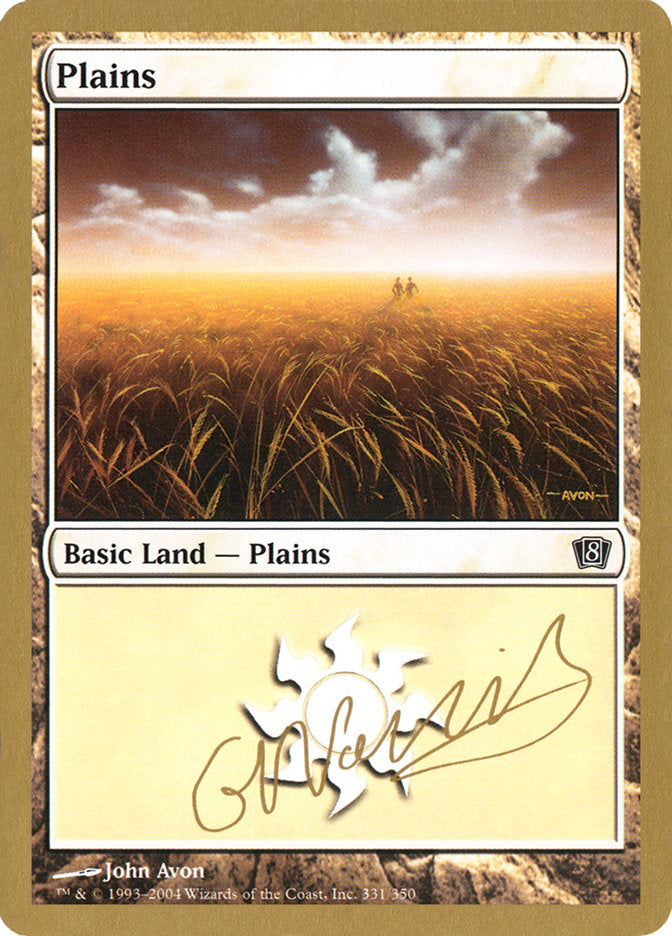 Plains (gn331) (Gabriel Nassif) [World Championship Decks 2004] | Card Merchant Takapuna