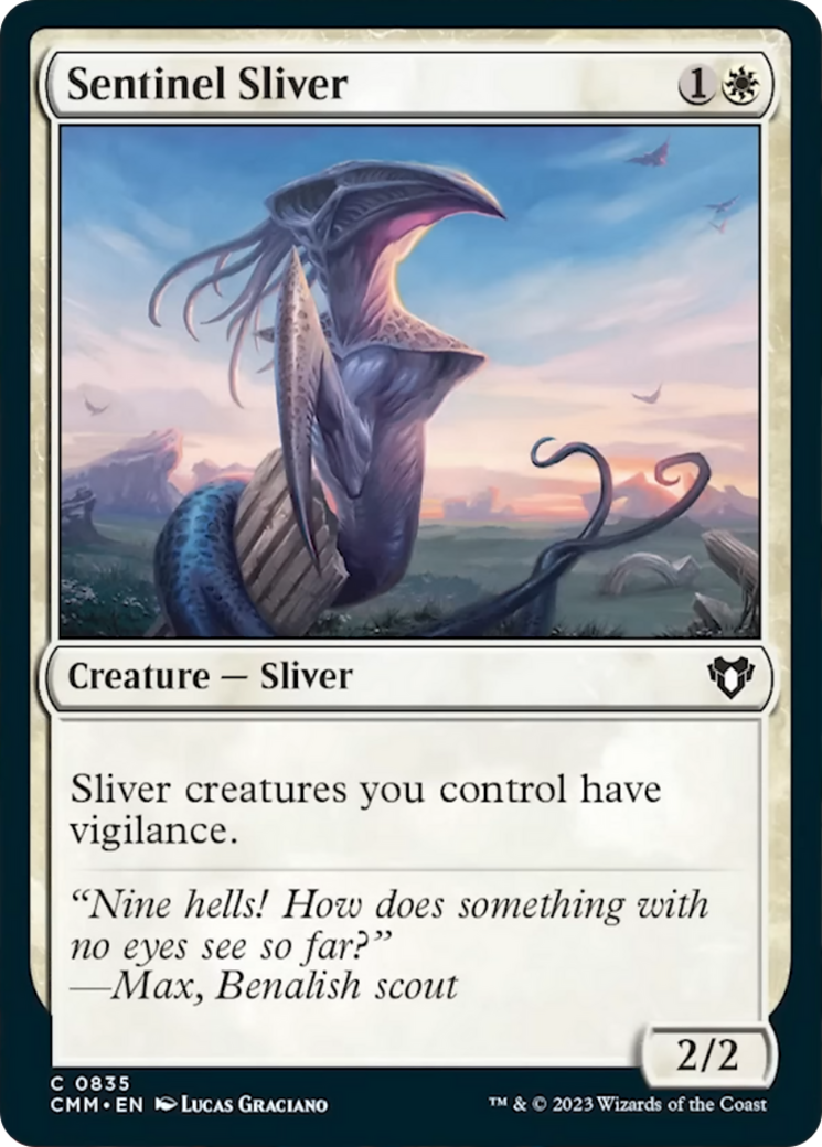 Sentinel Sliver [Commander Masters] | Card Merchant Takapuna