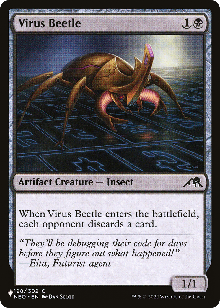 Virus Beetle [The List Reprints] | Card Merchant Takapuna