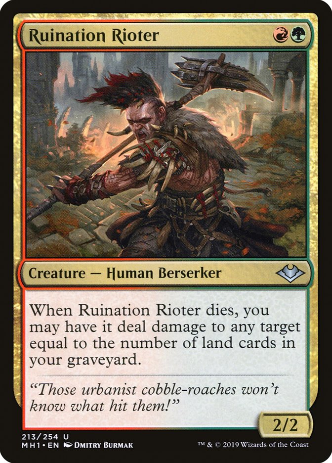 Ruination Rioter [Modern Horizons] | Card Merchant Takapuna