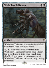 Wishclaw Talisman (White Border) [Mystery Booster 2] | Card Merchant Takapuna