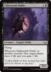 Falkenrath Noble [Duskmourn: House of Horror Commander] | Card Merchant Takapuna