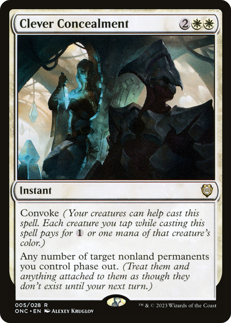 Clever Concealment [Phyrexia: All Will Be One Commander] | Card Merchant Takapuna