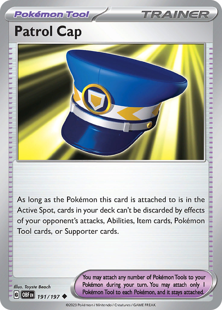 Patrol Cap (191/197) [Scarlet & Violet: Obsidian Flames] | Card Merchant Takapuna