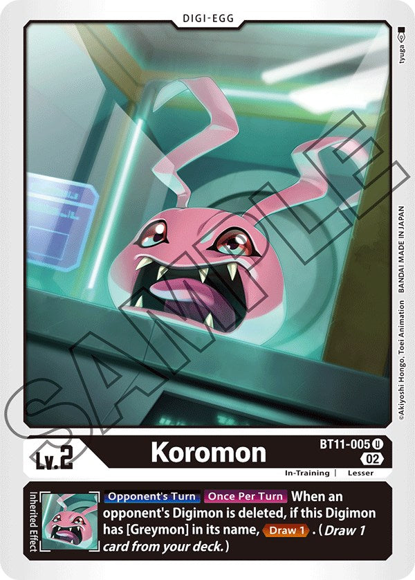 Koromon [BT11-005] [Dimensional Phase] | Card Merchant Takapuna