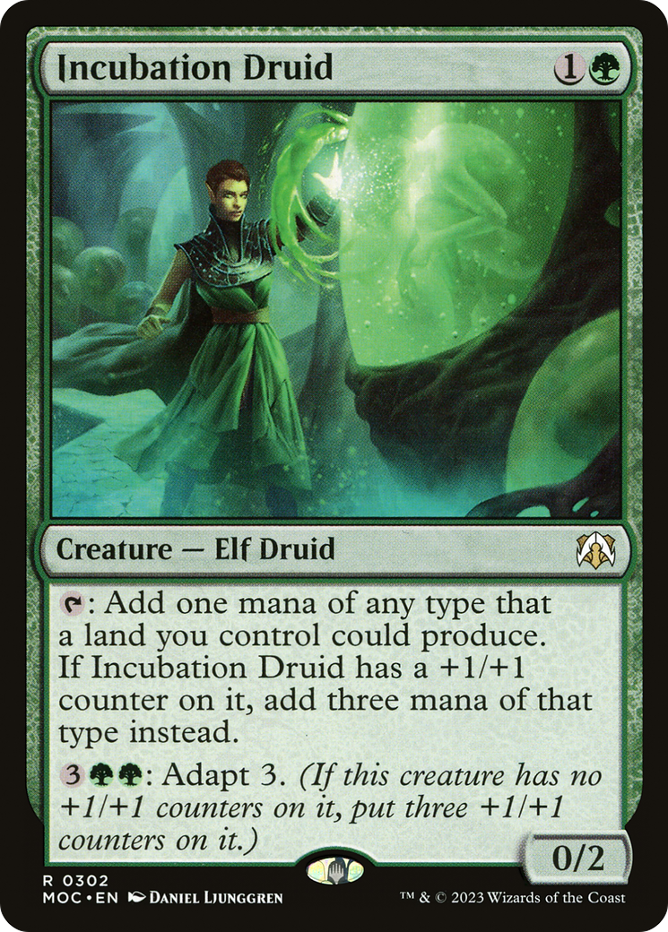 Incubation Druid [March of the Machine Commander] | Card Merchant Takapuna