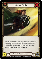 Nimble Strike (Red) [U-WTR185] (Welcome to Rathe Unlimited)  Unlimited Normal | Card Merchant Takapuna