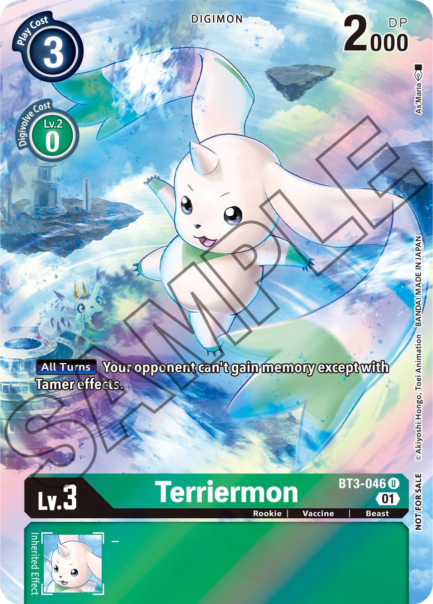 Terriermon [BT3-046] (Tamer's Card Set 1) [Release Special Booster Promos] | Card Merchant Takapuna