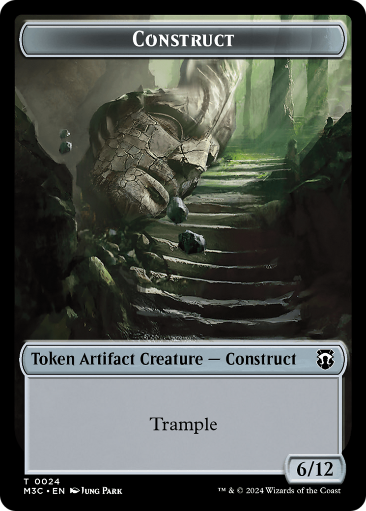 Construct // Myr Double-Sided Token [Modern Horizons 3 Commander Tokens] | Card Merchant Takapuna