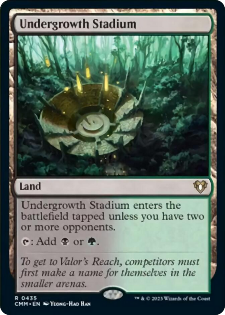 Undergrowth Stadium [Commander Masters] | Card Merchant Takapuna