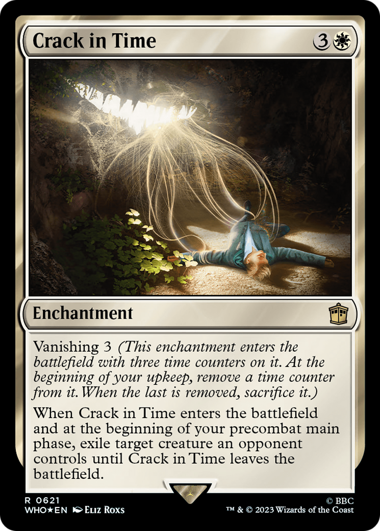 Crack in Time (Surge Foil) [Doctor Who] | Card Merchant Takapuna