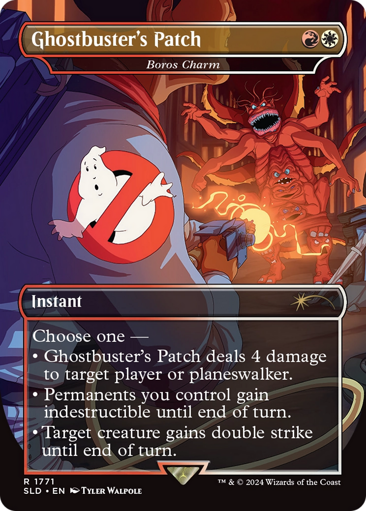 Ghostbuster's Patch - Boros Charm [Secret Lair Drop Series] | Card Merchant Takapuna