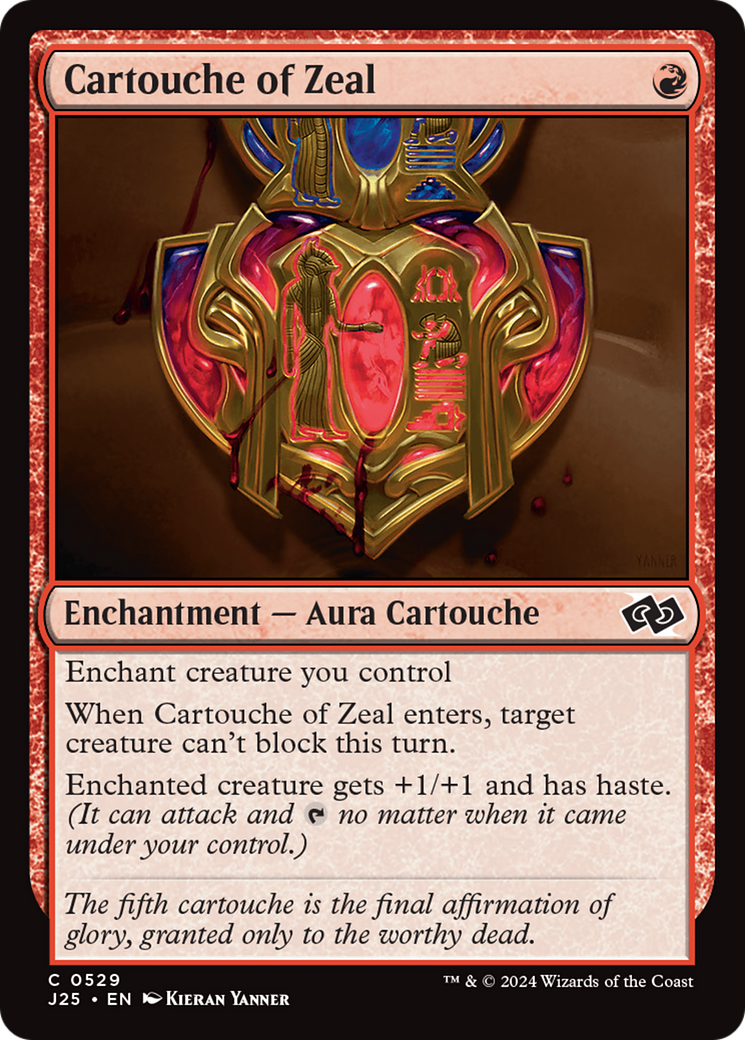 Cartouche of Zeal [Foundations Jumpstart] | Card Merchant Takapuna