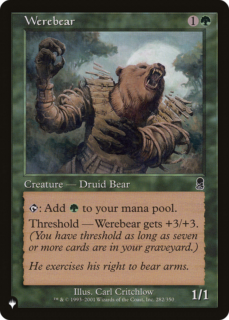 Werebear [The List] | Card Merchant Takapuna