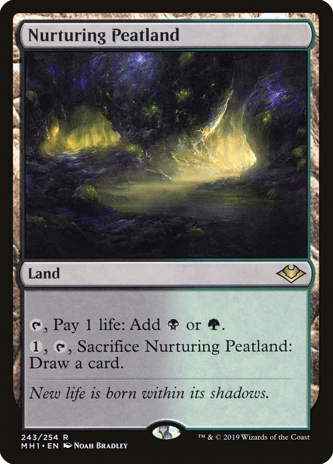 Nurturing Peatland [Modern Horizons] | Card Merchant Takapuna