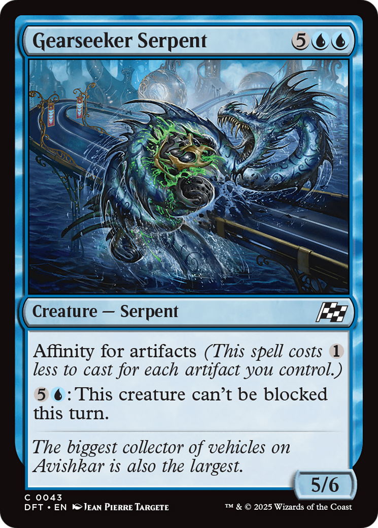 Gearseeker Serpent [Aetherdrift] | Card Merchant Takapuna