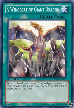 A Wingbeat of Giant Dragon [SDBE-EN023] Common | Card Merchant Takapuna