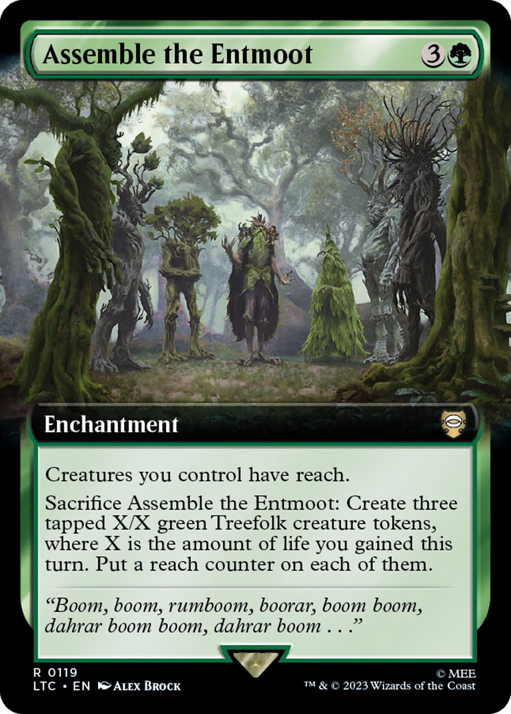 Assemble the Entmoot (Extended Art) [The Lord of the Rings: Tales of Middle-Earth Commander] | Card Merchant Takapuna