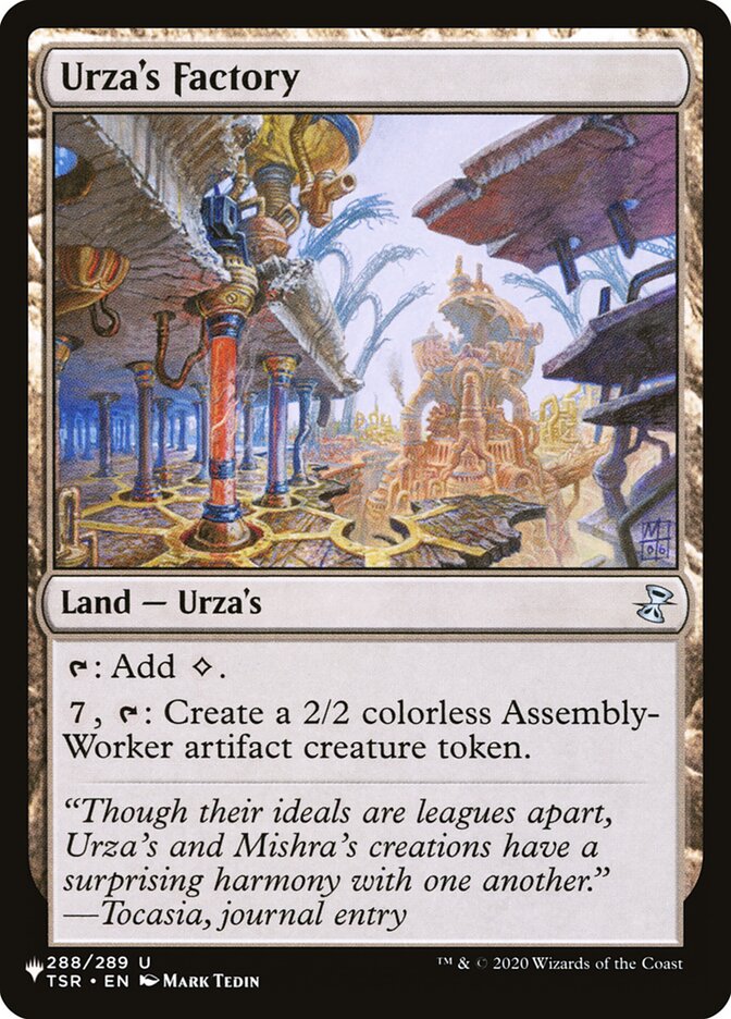 Urza's Factory [The List] | Card Merchant Takapuna