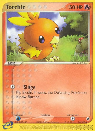 Torchic (74/109) [EX: Ruby & Sapphire] | Card Merchant Takapuna