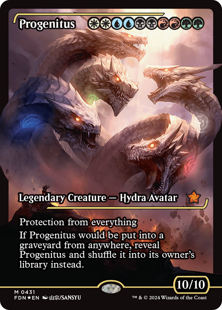 Progenitus (Showcase) [Foundations] | Card Merchant Takapuna