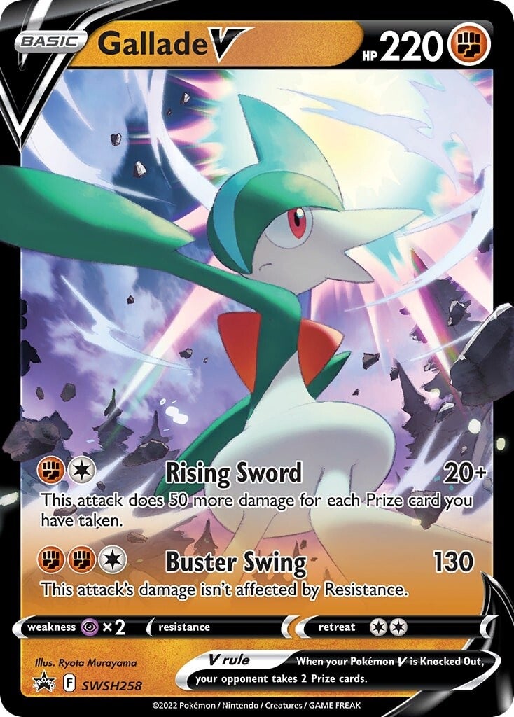 Gallade V (SWSH258) [Sword & Shield: Black Star Promos] | Card Merchant Takapuna