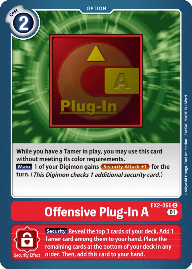 Offensive Plug-In A [EX2-066] [Digital Hazard] | Card Merchant Takapuna