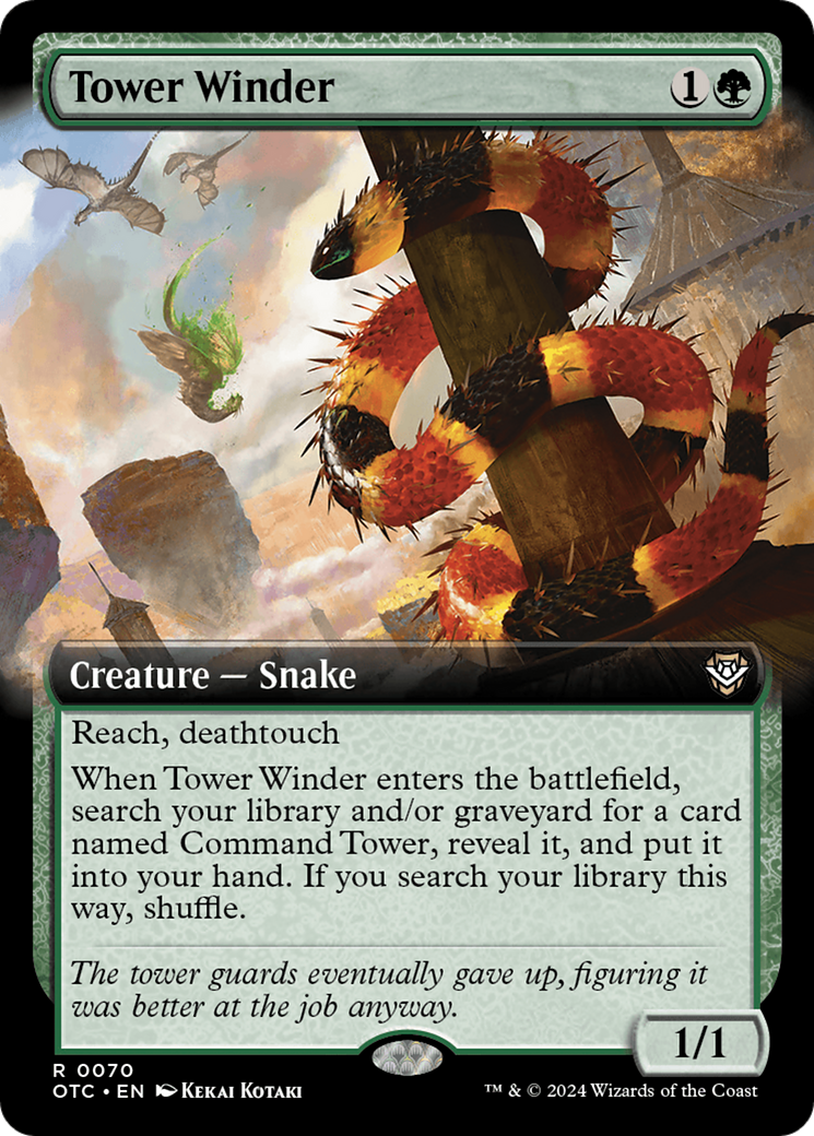 Tower Winder (Extended Art) [Outlaws of Thunder Junction Commander] | Card Merchant Takapuna