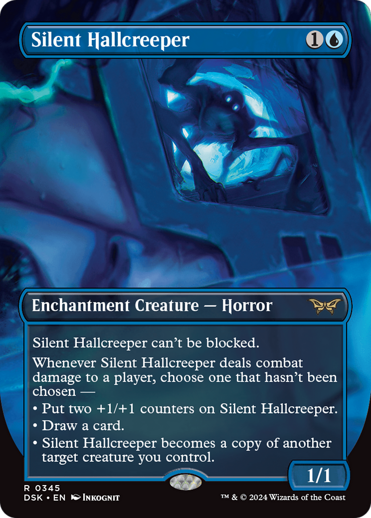 Silent Hallcreeper (Borderless) [Duskmourn: House of Horror] | Card Merchant Takapuna