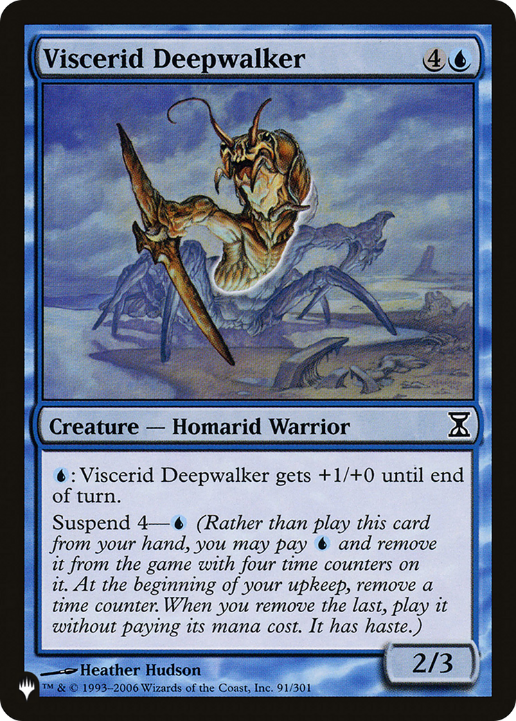 Viscerid Deepwalker [The List Reprints] | Card Merchant Takapuna