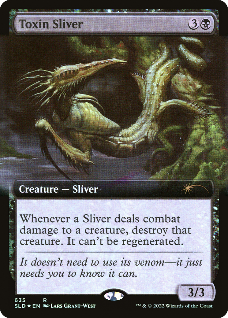 Toxin Sliver (Extended Art) [Secret Lair Drop Promos] | Card Merchant Takapuna