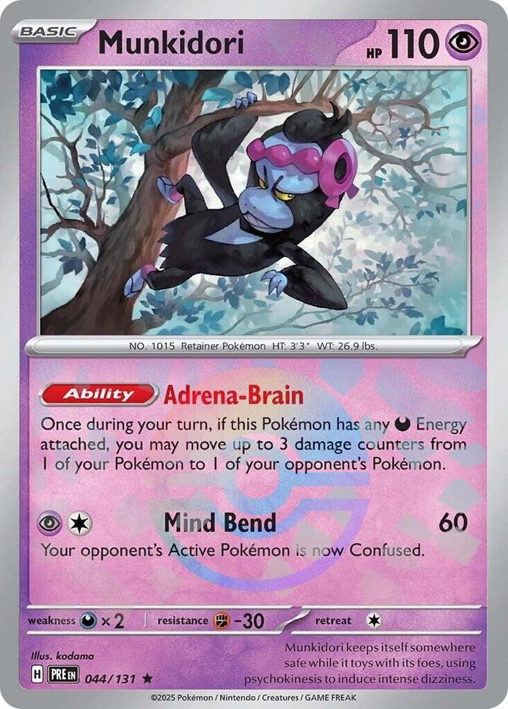 Munkidori (044/131) (Poke Ball Pattern) [Scarlet & Violet: Prismatic Evolutions] | Card Merchant Takapuna