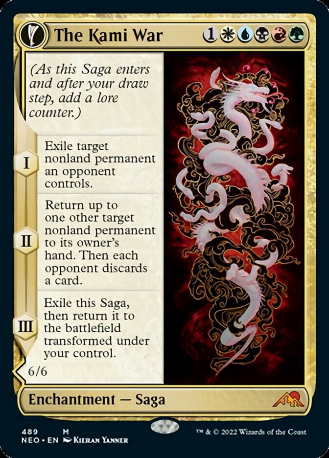 The Kami War // O-Kagachi Made Manifest (Extended Art) [Kamigawa: Neon Dynasty] | Card Merchant Takapuna