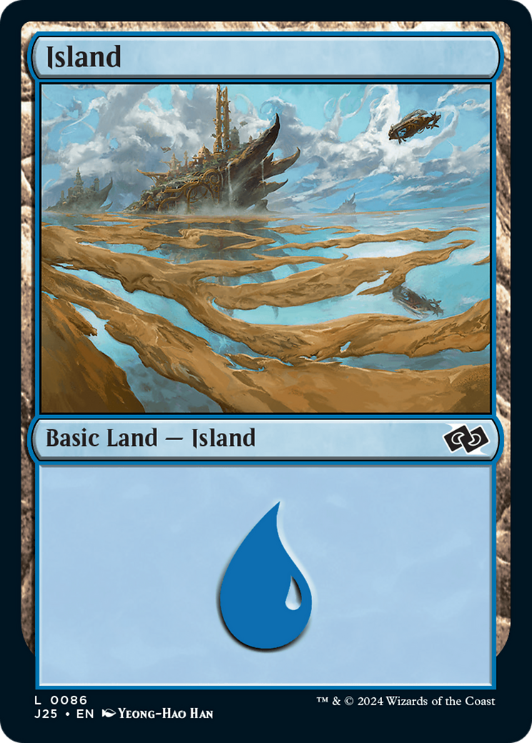 Island (86) [Foundations Jumpstart] | Card Merchant Takapuna