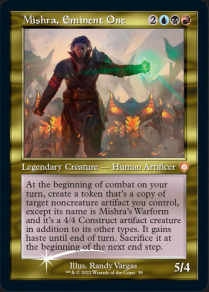 Mishra, Eminent One (039) (Retro) (Display Commander) [The Brothers' War Commander] | Card Merchant Takapuna